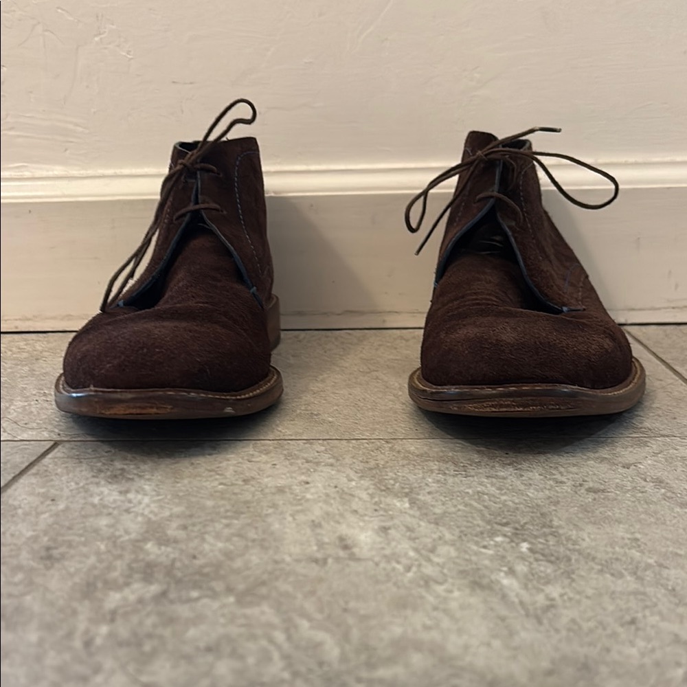Ted Baker London Brown Suede Chukka Boots - Picture 3 of 8